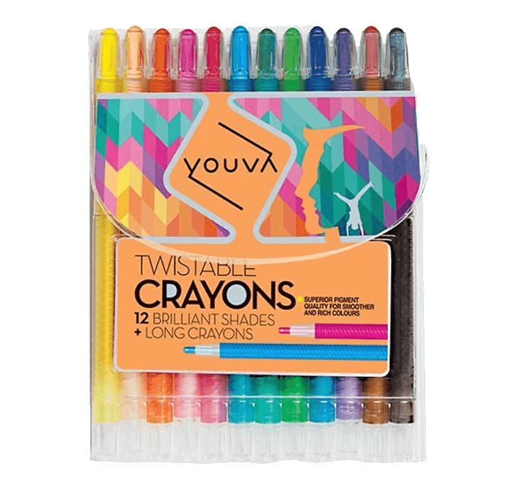 Buy Youva Twistable Crayon (12 Shades)