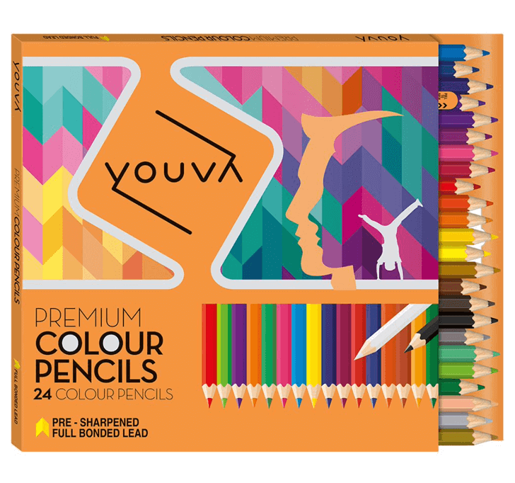 Buy Youva Color Pencils (24 Pieces)