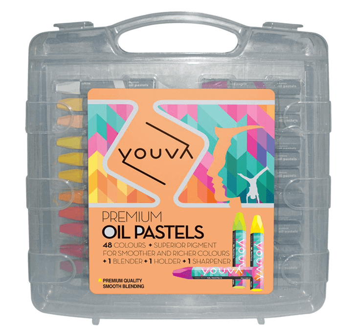 Buy Youva Premium Oil Pastels (48 Shades)