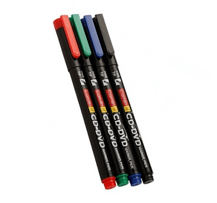 Buy Camlin CD - DVD Marker Pen (Black, Blue, Red, Green)