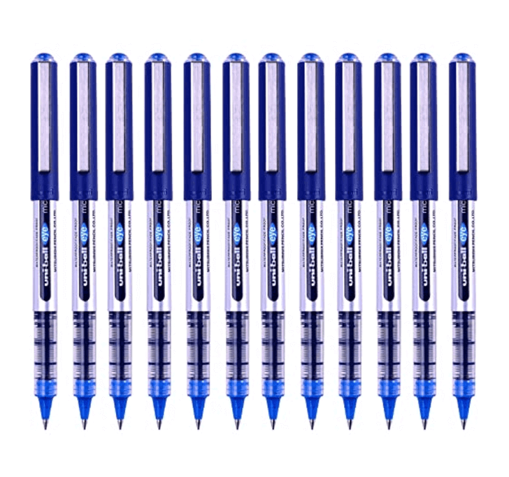 Buy Uni-ball Eye UB150 0.5mm Roller Ball Pen | Acid Free Water-Based Ink | Water & Fade Resistant | Long Lasting Smudge Free Ink