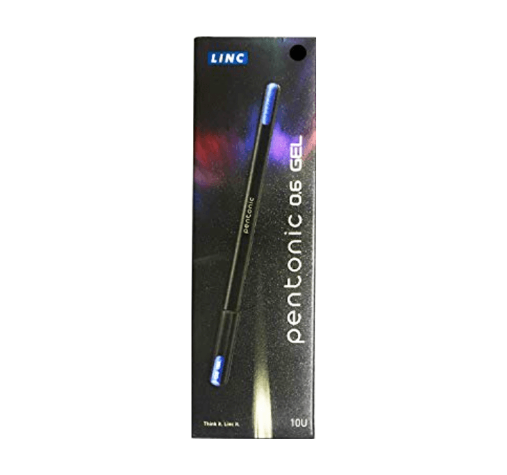 Buy Linc Pentonic 0.6mm Gel Pen (Blue Ink) (Pack Of 10)