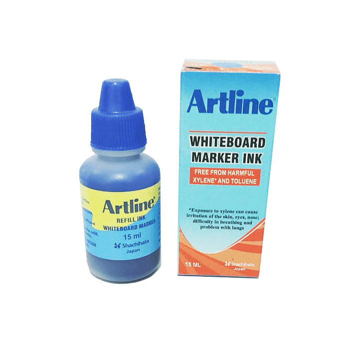 Buy Artline White Board Marker INK (Blue) (15ml)