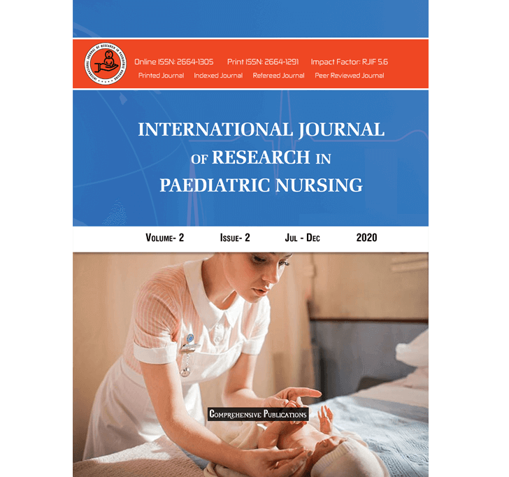 Buy International Journal Of Research In Paediatric Nursing