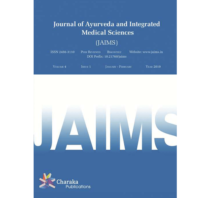 Buy Journal Of Ayurveda And Integrated Medical Sciences