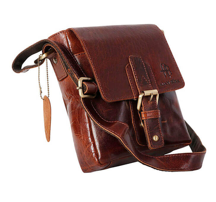 Buy ADAM BURK Italiano Cross Body Leather Bag