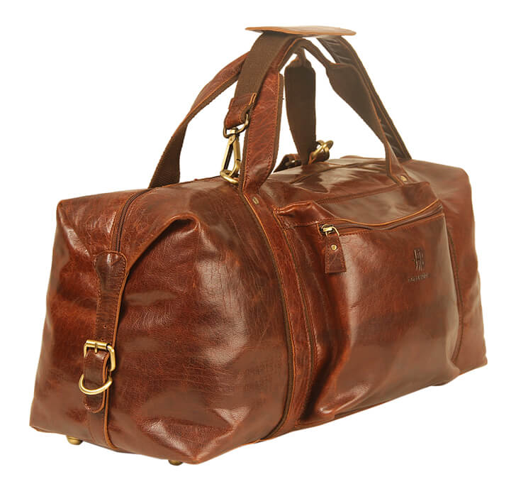 Buy ADAM BURK Jumbo Weekender Leather Bag