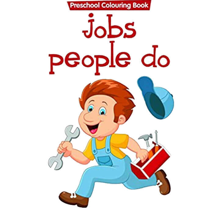 Buy Preschool Colouring Book Jobs People Do
