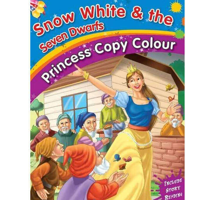 Buy Snow White & The Seven Dwarfs (Princess Copy Colouring Books)