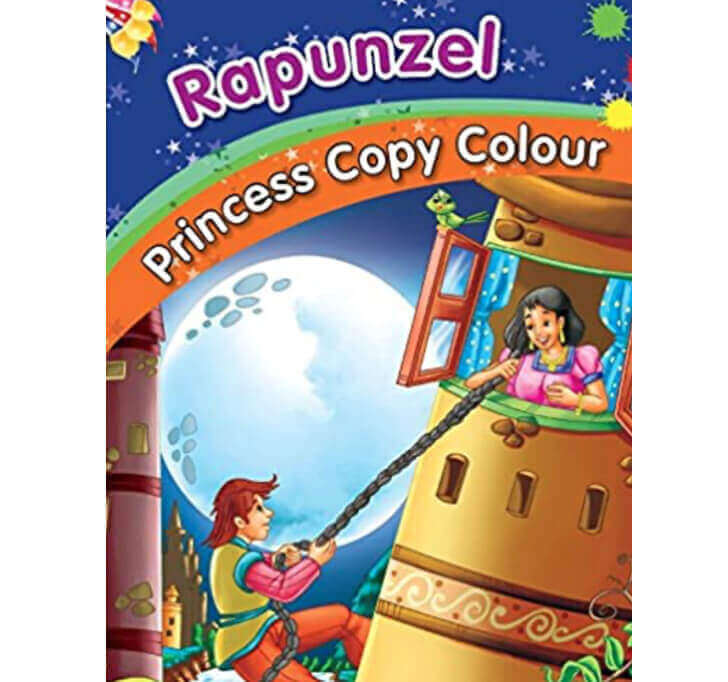 Buy Princess Copy Colouring Books-Rapunzel