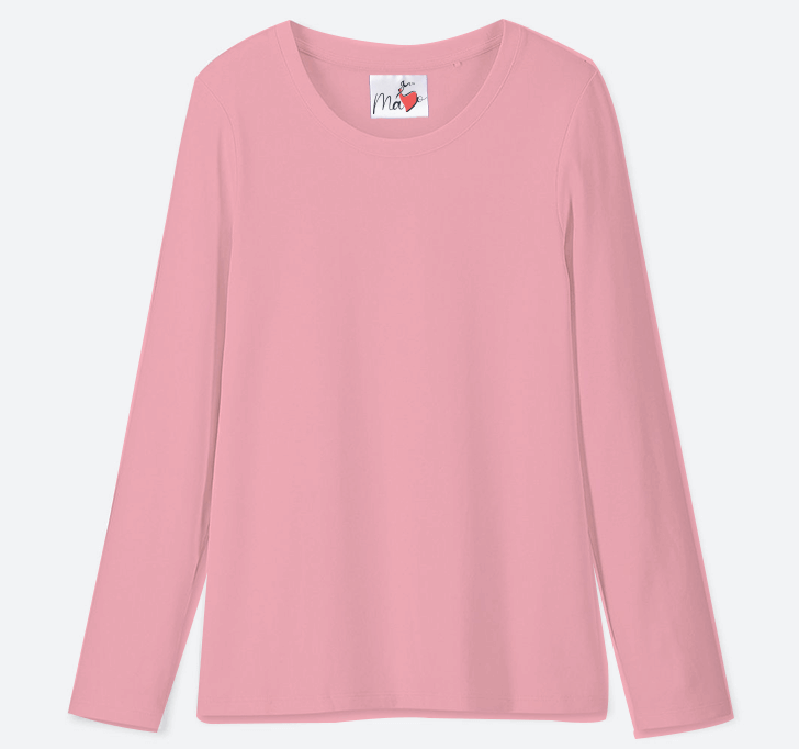 Buy MaYo Girl Light Pink T-Shirt
