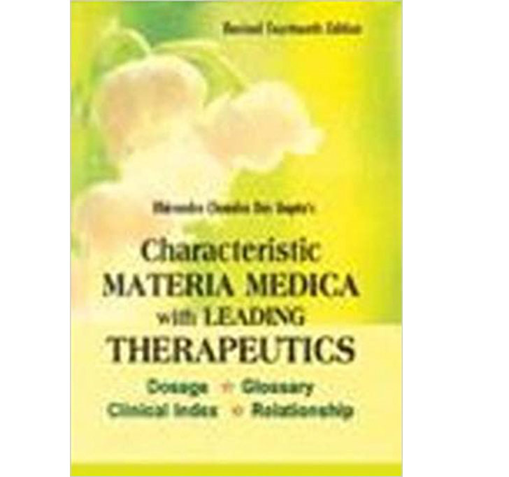 Buy Characteristic Materia Medica With Leading Therapeutics