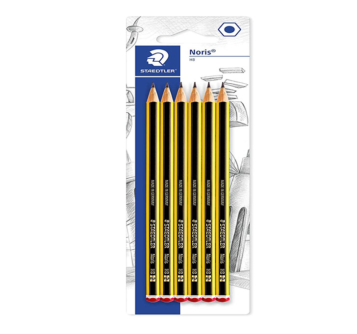 STAEDTLER Noris 120-2Bk6Da Pencil Hb Pack Of 6 On Blister Card