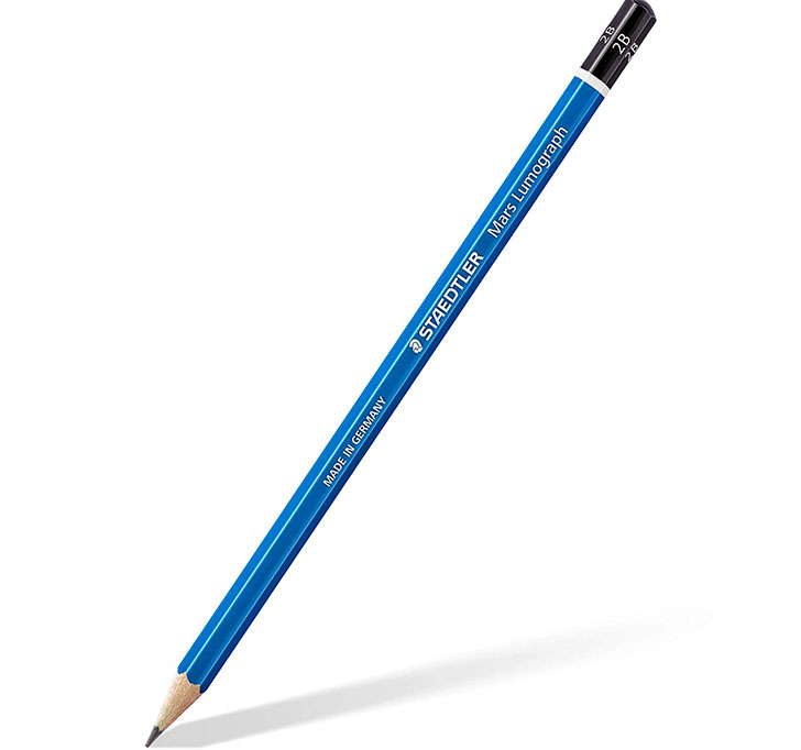 Staedtler Mars Lumograph 2B Pencil (Pack Of 12)