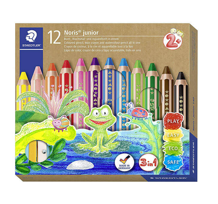 Buy Staedtler Buddy Jumbo Water Colour Pencil Set - Pack Of 12