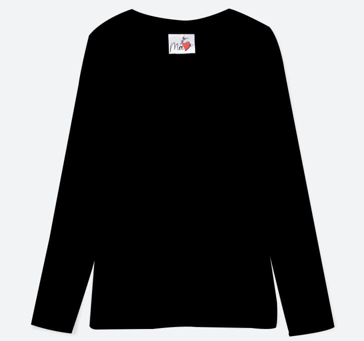 Buy MaYo Full Sleeve T-Shirt Black Color (100% Cotton)