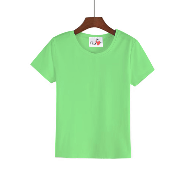 Buy MaYo Girl Pale Green Half Sleeve T-Shirt
