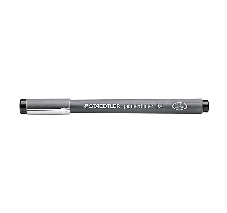 Buy Staedtler 0.4mm Pigment Liner Pen - Black Ink (SET OF 10)