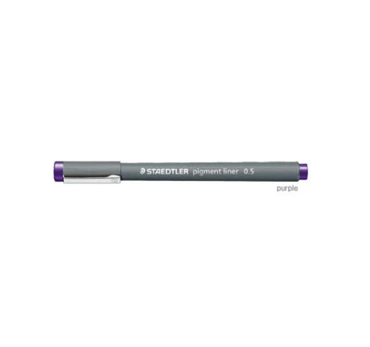 Buy Staedtler 308 05-6 BK1 Pigment Liner Pen Set - Pack Of 1 (Violet)