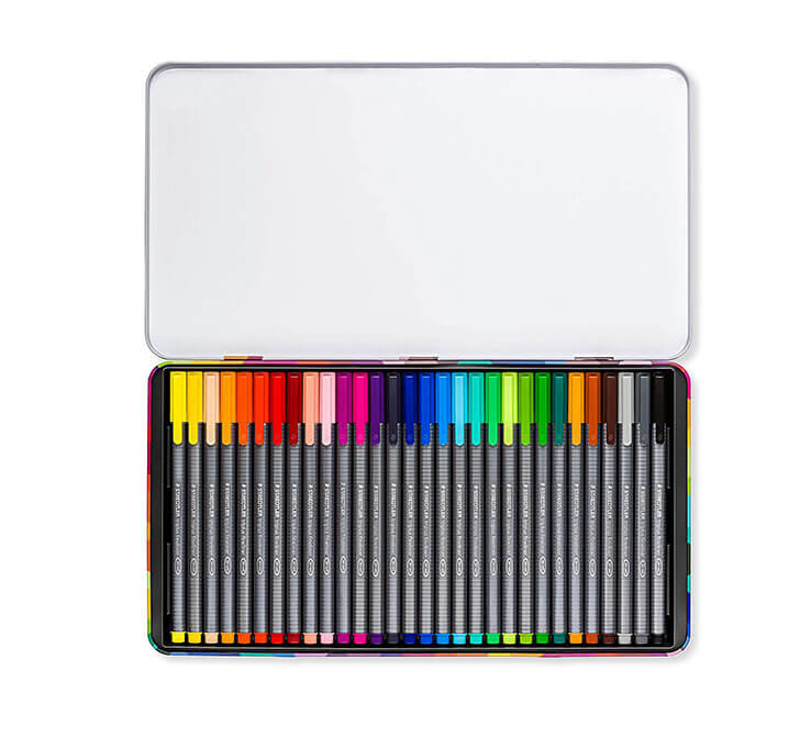 Staedtler Fineliner Color Pen Set - Pack Of 30