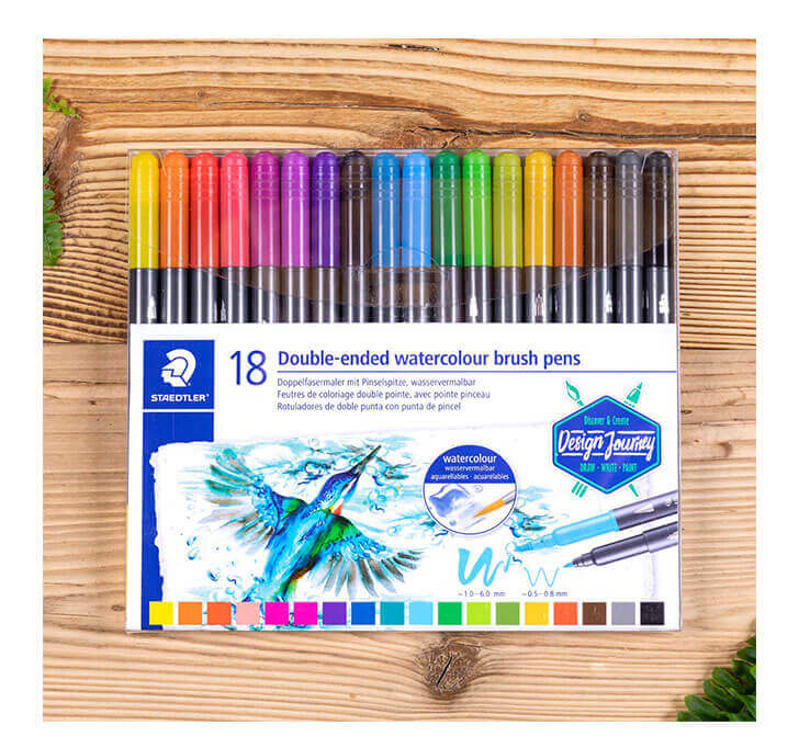 Buy Staedtler Double Side Watercolour Brush Pen 