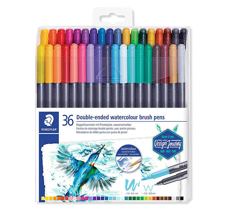 Buy STAEDTLER Double Side Watercolour Brush Pens 