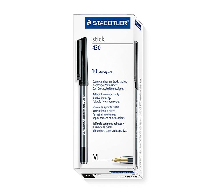 Buy Staedtler Stick 430 M-9 Medium Ballpoint Pen