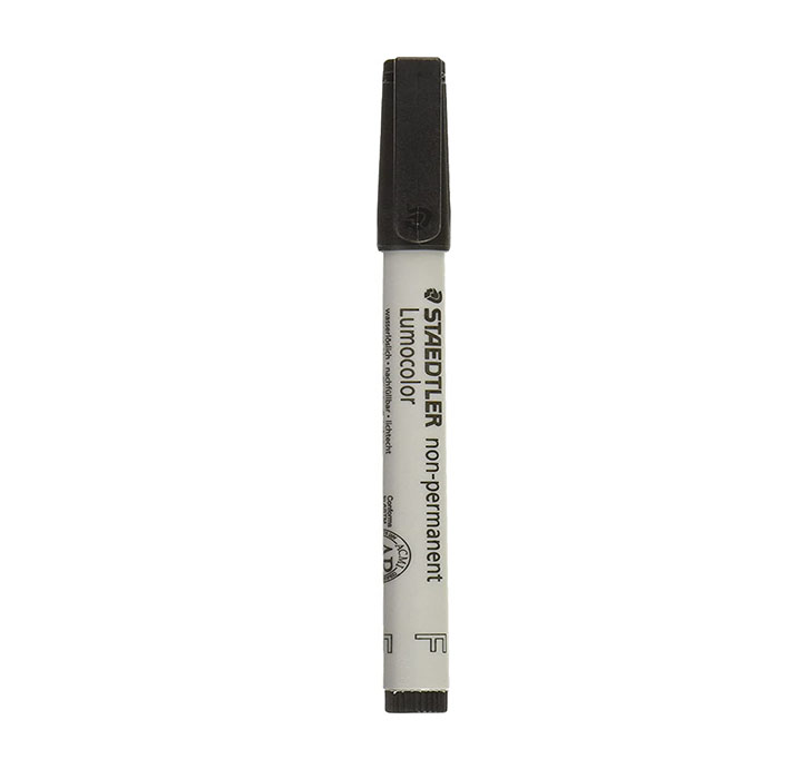 Buy Staedtler Mars Lumocolor 316-3 Fine 0.6 Mm Line Non-Permanent Pen (Black)