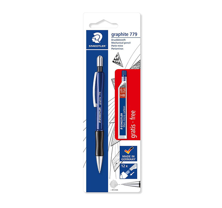 Buy Staedtler Graphite 779, 0.5MM Mechanical Pencil With 1 Pack Of Lead