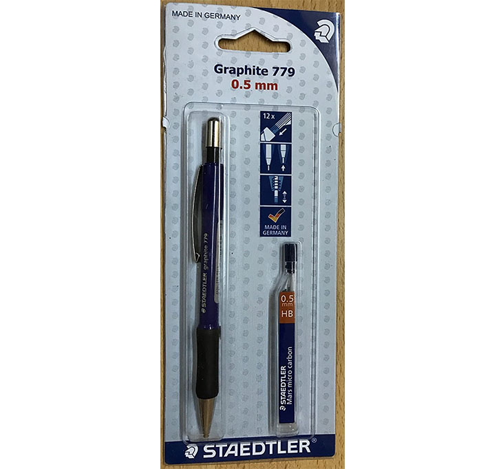 Buy Staedtler Graphite 779, 0.5MM Mechanical Pencil With 1 Pack Of Lead  Online