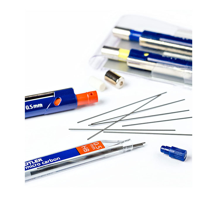 Buy Staedtler Micro Mars Carbon 2B Mechanical Pencil Leads, 0.7mm