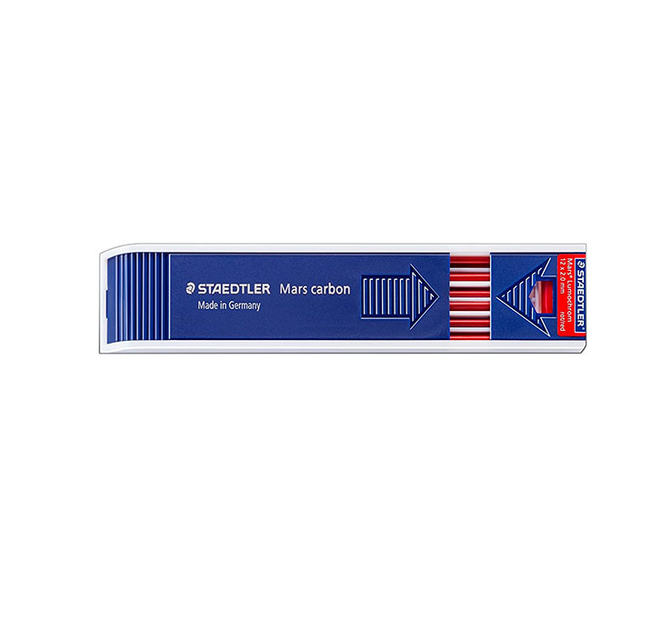 Buy Staedtler Mars Lumochrom 2 MM Colour Leads In Red Colour