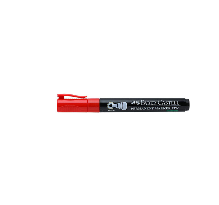 Buy Faber-Castell Permanent Marker Pen (Red)