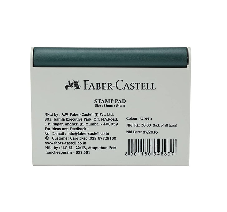Buy Faber Castell Stamp Pad Faber Small, Green