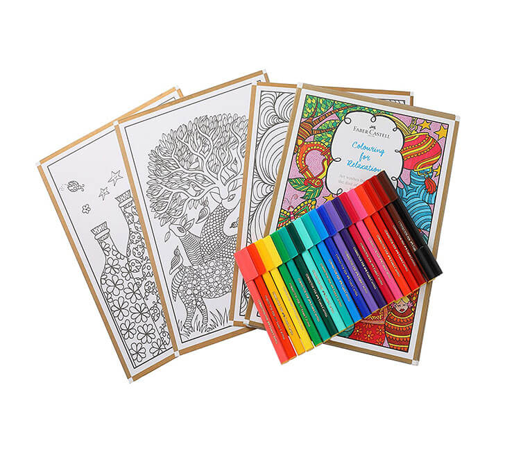 Faber-Castell Coloring For Relaxation Kit 