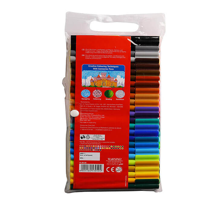 Faber-Castell Connector Pen Set - (Pack Of 50)