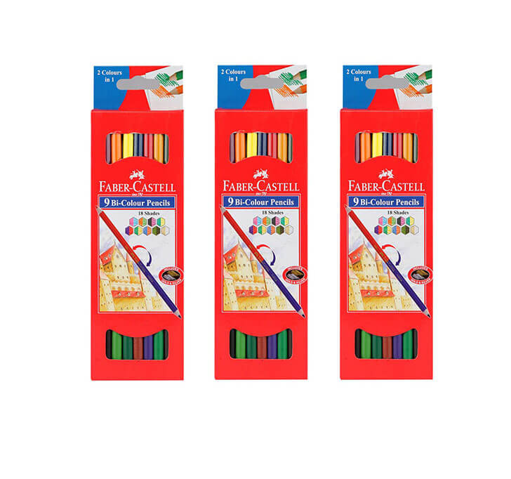 Buy Faber Castell 9 BI Colour Pencils