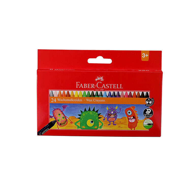 Buy Faber-Castell Wax Crayon Set - 75mm