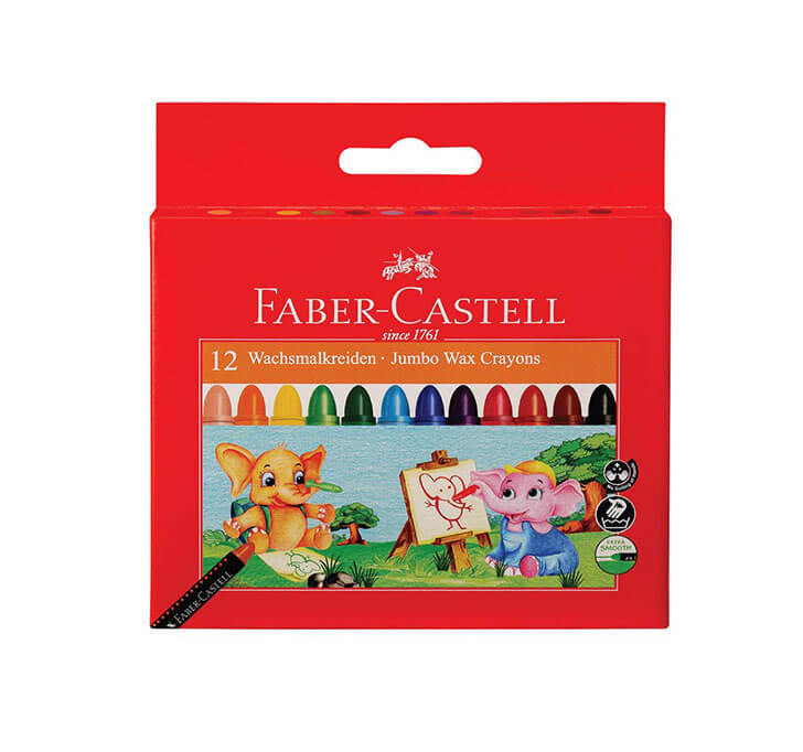 Buy Faber-Castell Jumbo Wax Crayons 