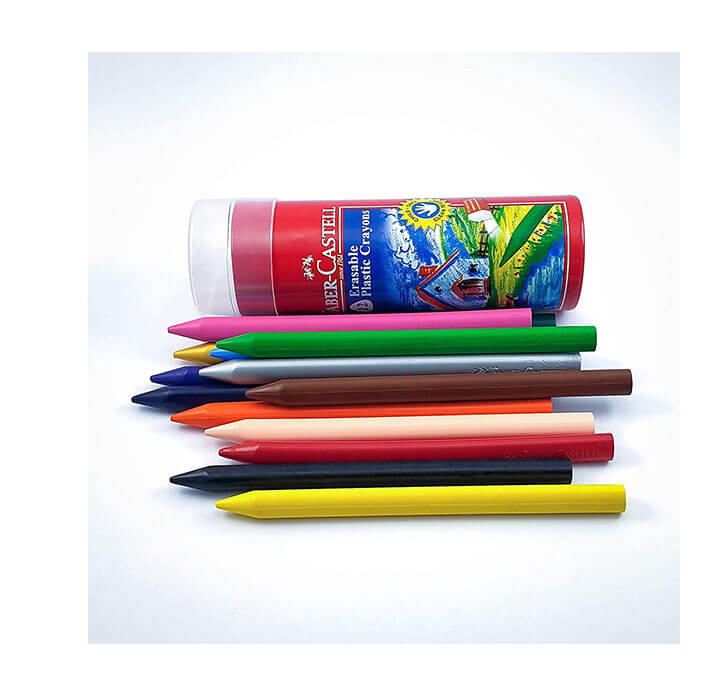 Buy Faber-Castell Erasable Crayon Tin Set 