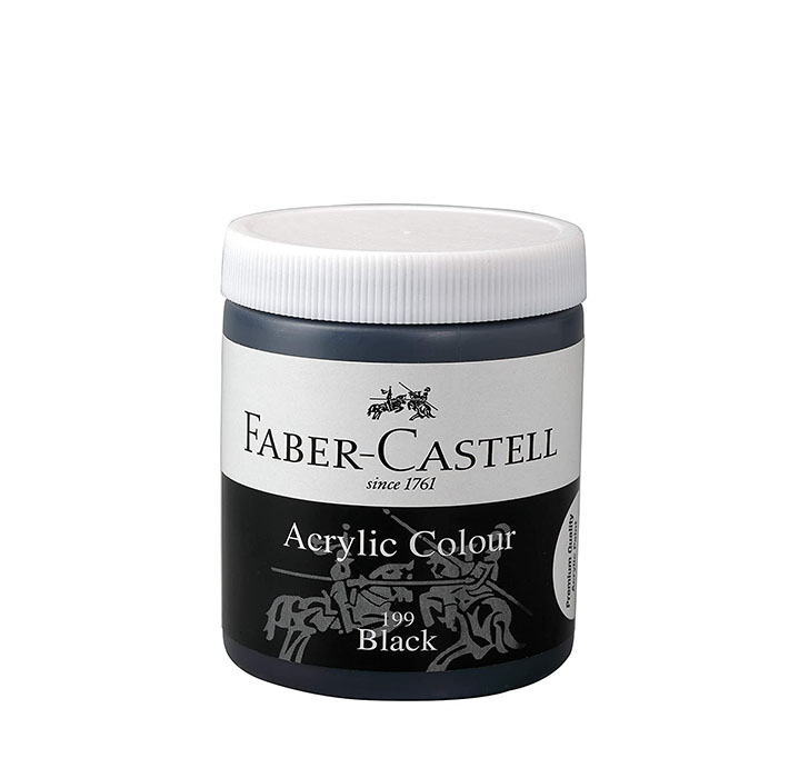 Buy Acrylic 140ml Jar - Black 199