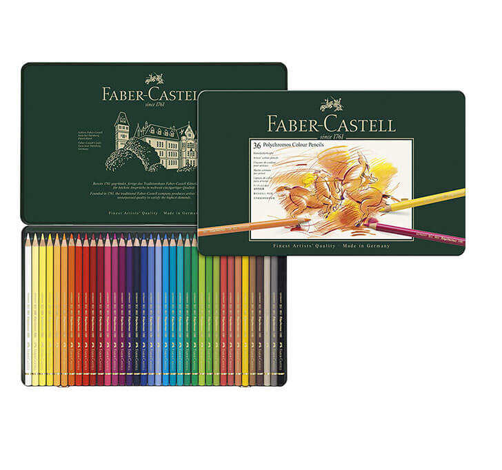 Faber Castell Polychromos Color Pencil Set - Pack Of 36