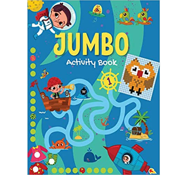 Buy Jumbo Activity Book 1 - Mega Activity Book (3 To 5 Years Old Kids)