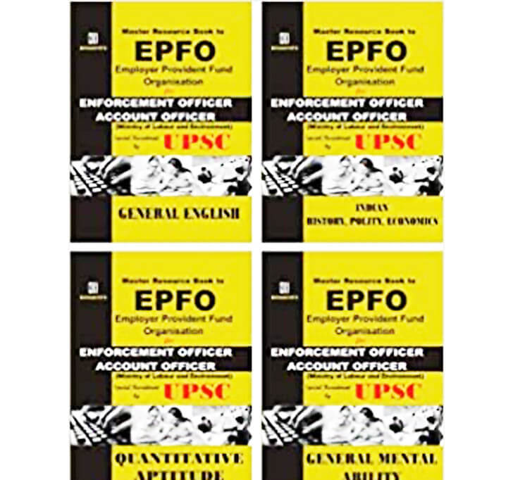 Buy EPFO: Enforcement Officers & Accounts Officers Recruitment Exam Guide (Latest Edition 2020)