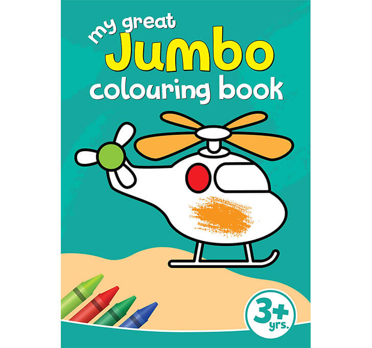My Great Jumbo Colouring Book: 80 Big Pictures To Colour