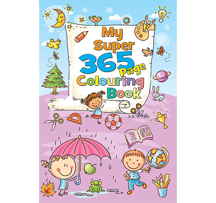Buy My Super 365 Page Colouring Book