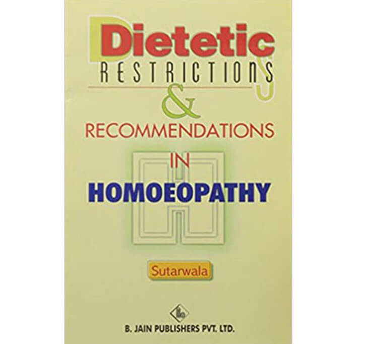 Buy Dietetic Restrictions & Recommendations In Homoeopathy