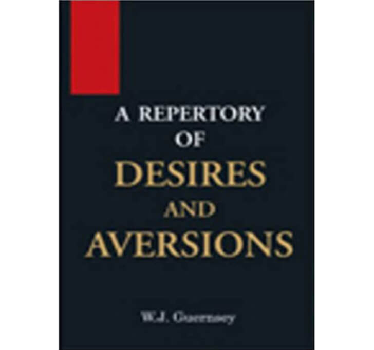 Buy A Repertory Of Desires And Aversions By W J GUERNSEY