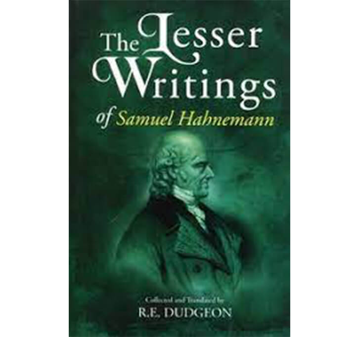 Buy The Lesser Writings Of Samuel Hahnemann