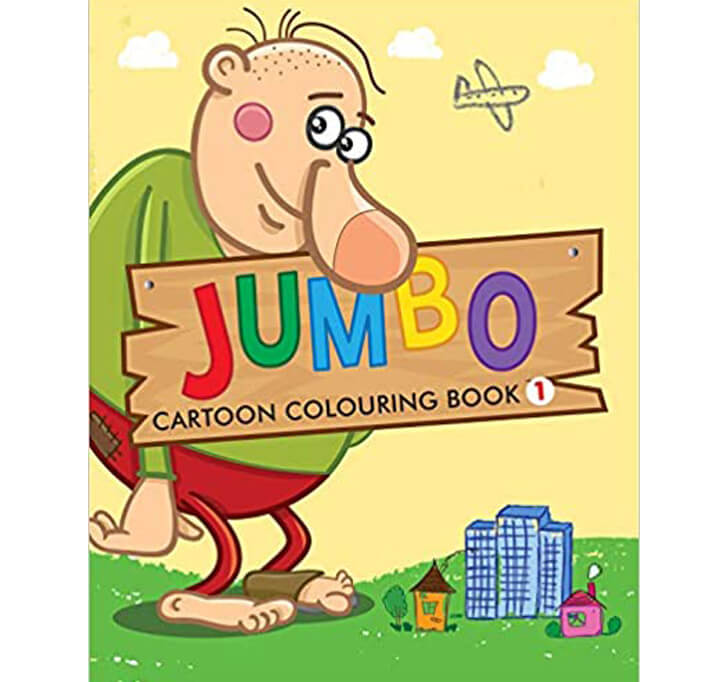 Buy Jumbo Cartoon Colouring Book 1